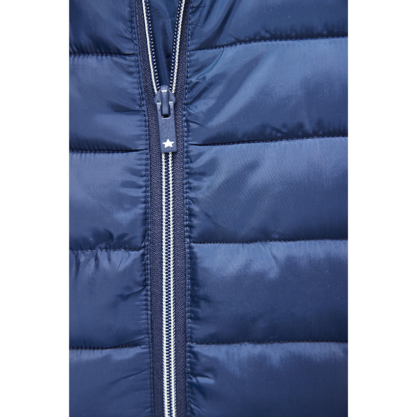 Doudoune sans manches matelassée unie pour garçon 