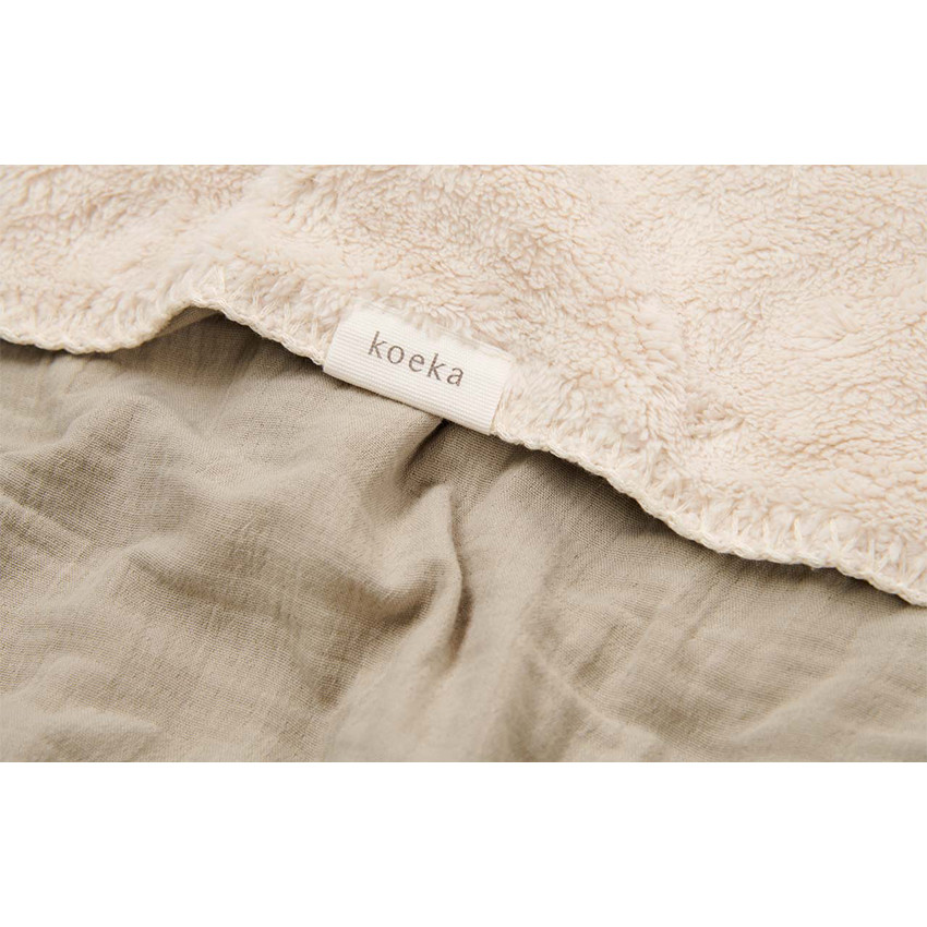 Couverture berceau Teddy Faroo Sage 75x100cm TOG 2.9 