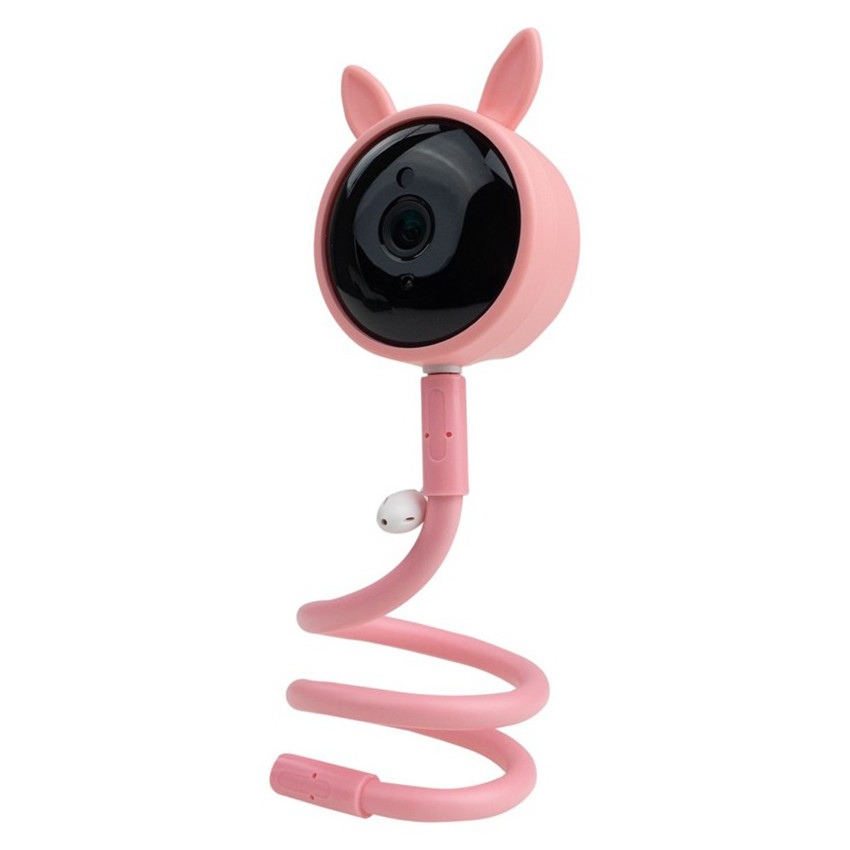Babyphone vidéo Lapin Rose 