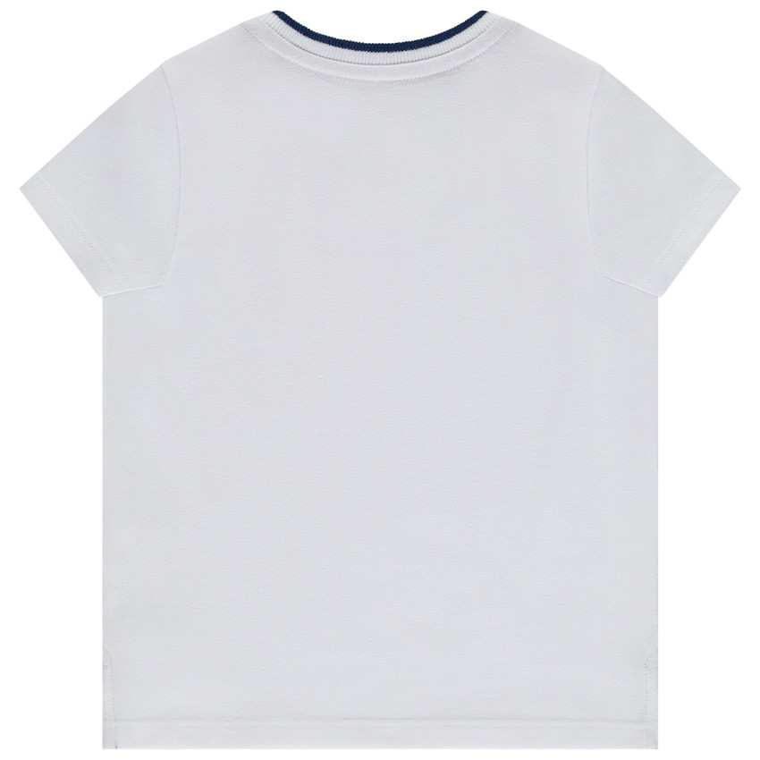 T-shirt met korte mouwen print auto voor baby jongen 