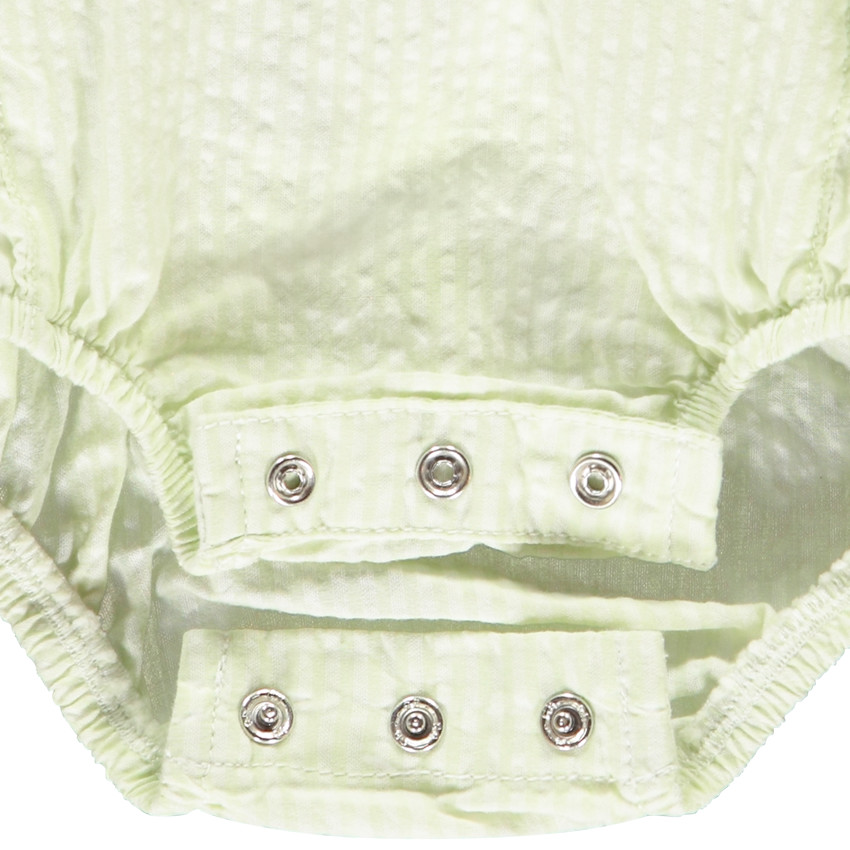 Twee-delig set met gestreepte romper voor meisje 