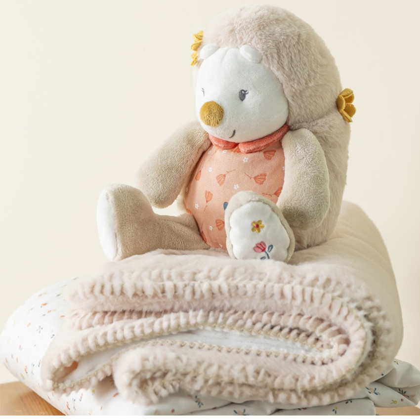 Knuffel - Egel Zoë - Zand beige - 30 cm  