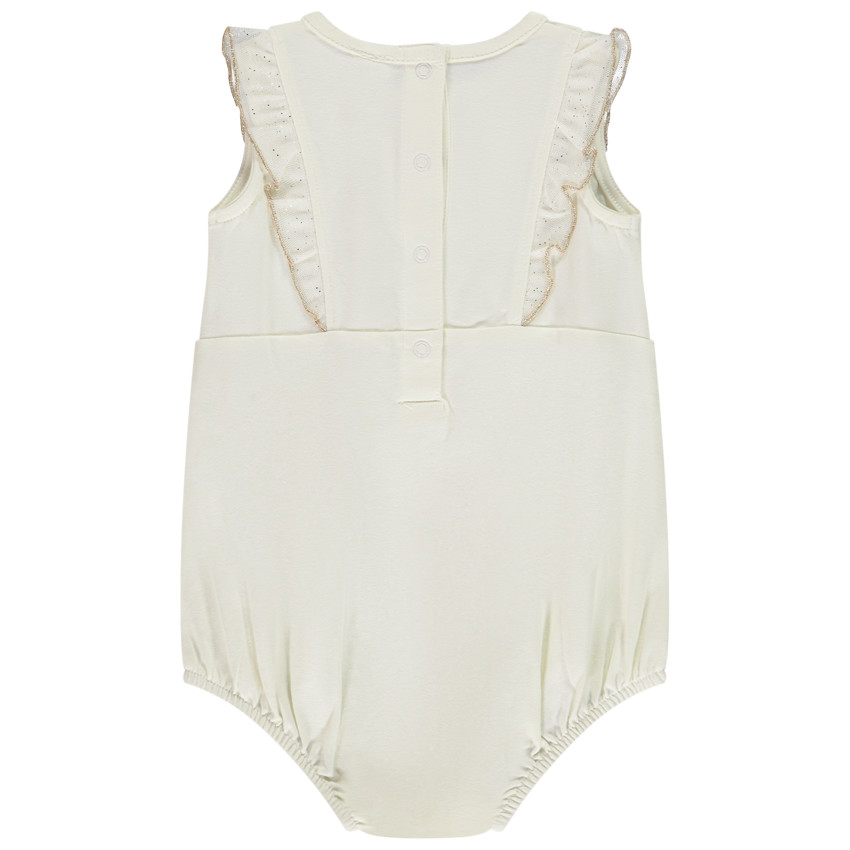 Combinaison courte à tulle pailleté Licorne pour bébé fille 