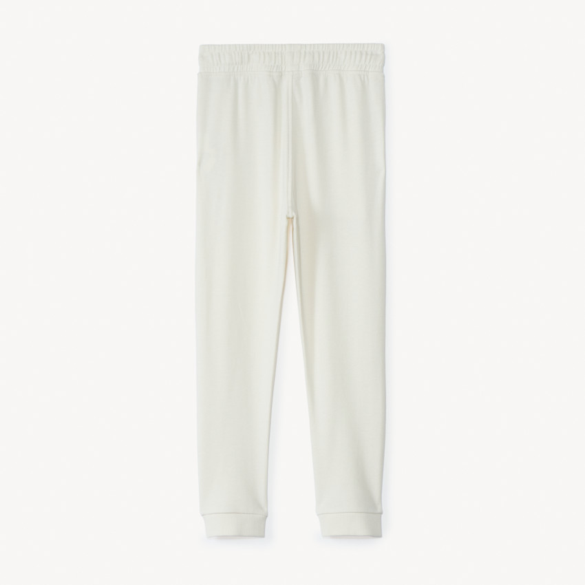 Effen fleece joggingshort meisjes 