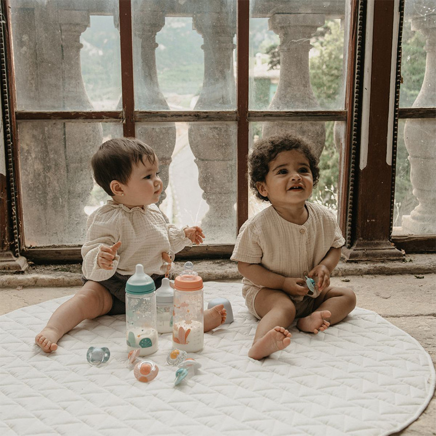 Lot de 2 sucettes silicone SX Pro 18M+ dreams pink 