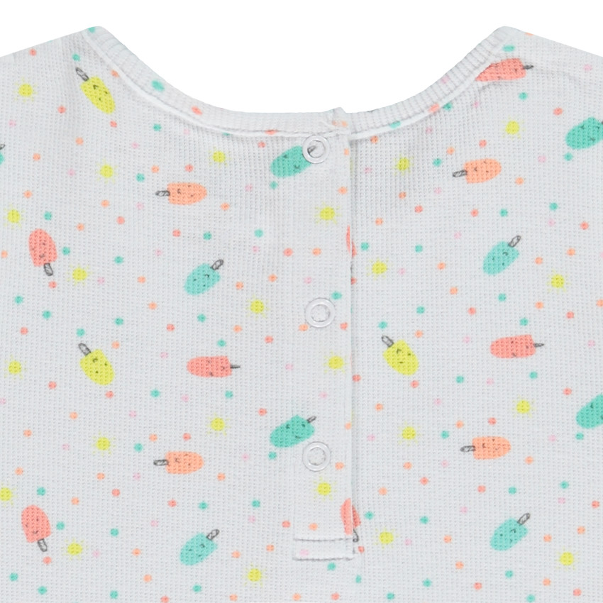 Set van 2 stuks met ijsjesprint voor baby meisje 