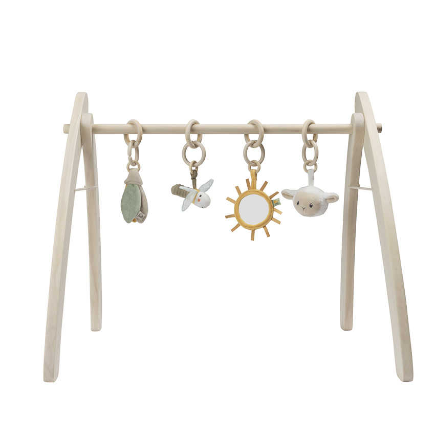 Set de 4 jouets à suspendre pour arche d'éveil La Vie à la Ferme 