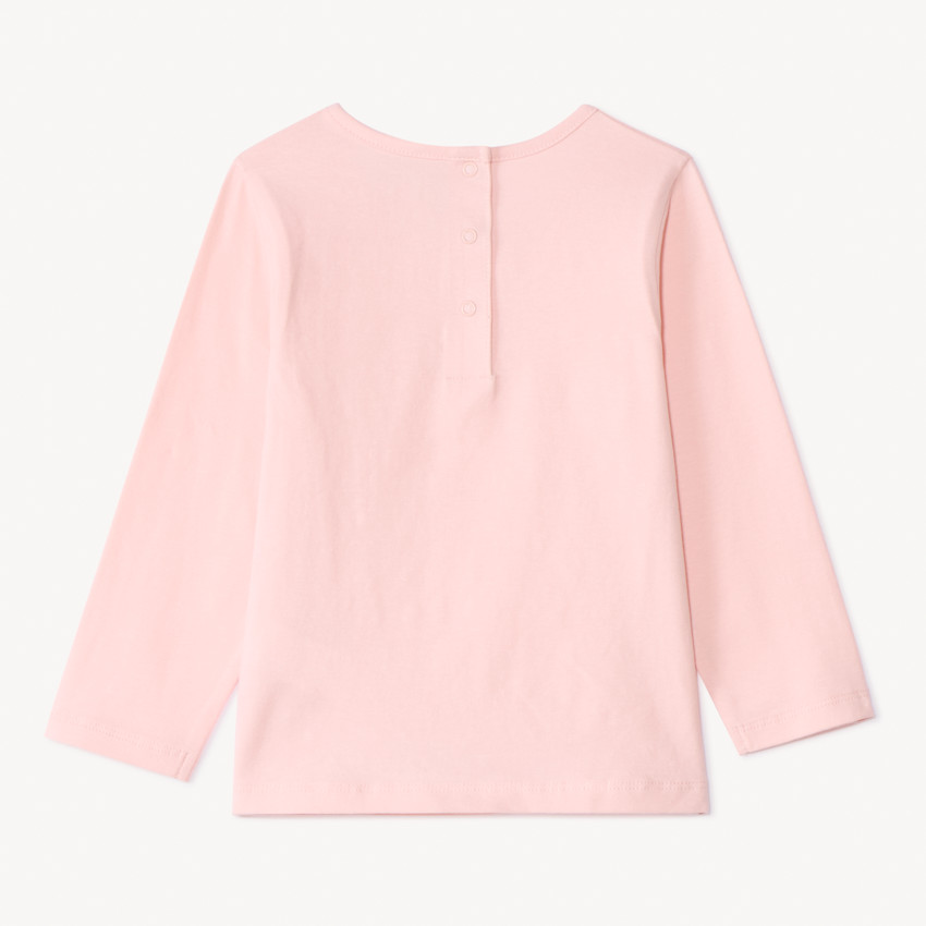 Lot de 3 t-shirts manches longues unis pour bébé fille 
