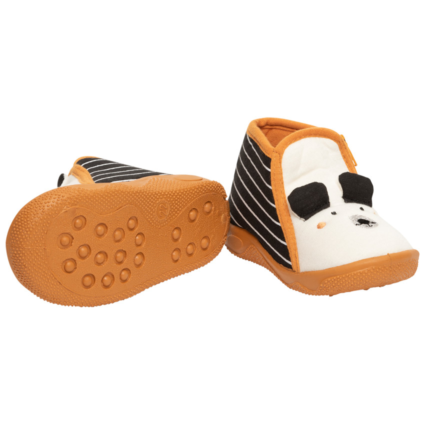 Chaussons bottillons motif ours pour bébé garçon 