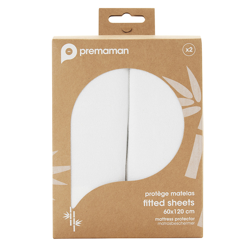 Lot de 2 alèses 60 x 120 cm 