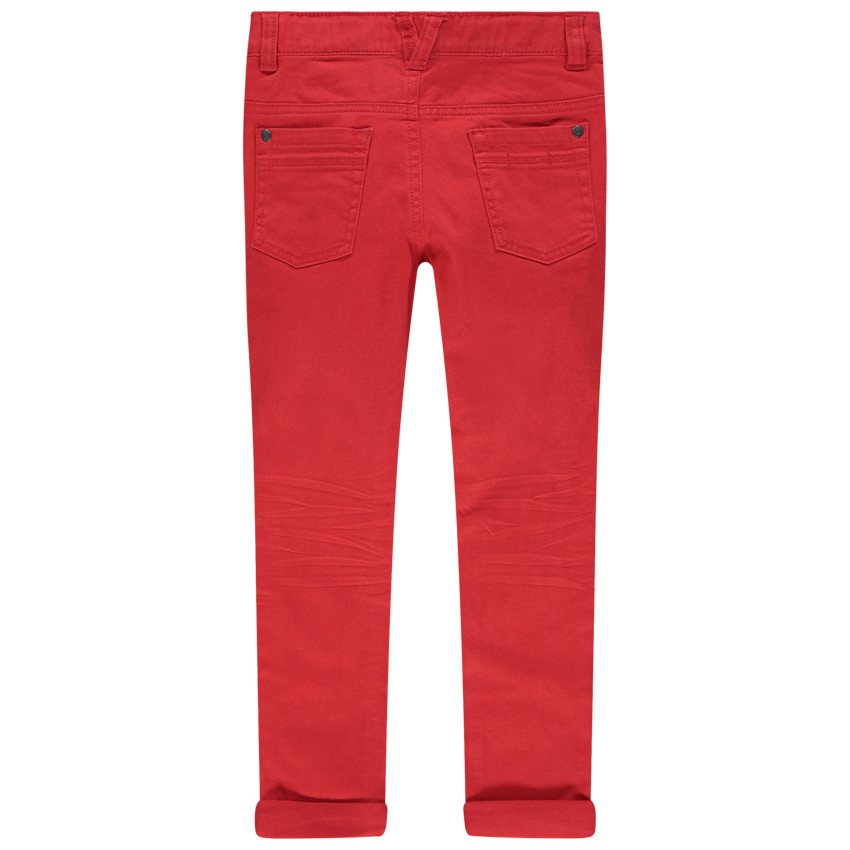 Slimme twill broek met crinkle-effect voor jongens 