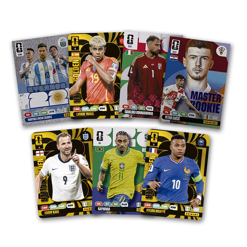 Blister 3 pochettes cartes adrenalyn XL de la Coupe du monde de la FIFA 2026 + 2 cartes édition limitée 