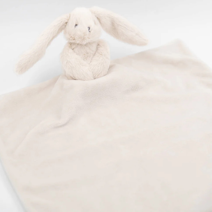 Doudou lapin tout doux - Warm Grey - 35x35 cm 
