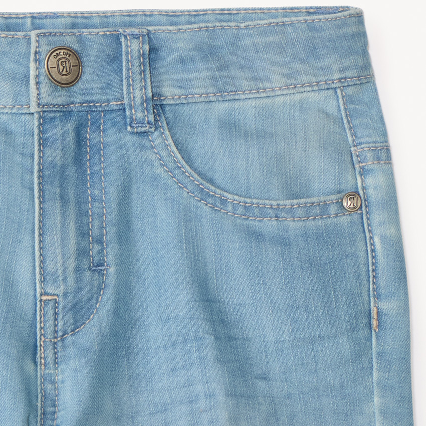 Bermuda en denim uni pour garçon 