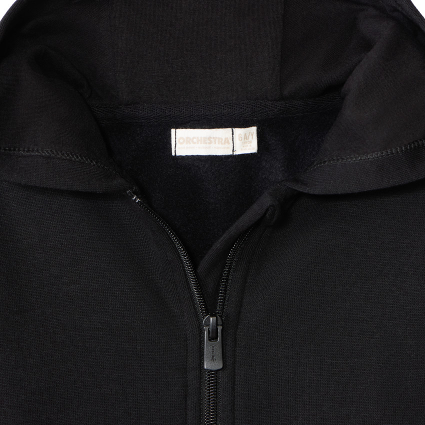 Vest met kap van fleece met hartborduursel meisjes 