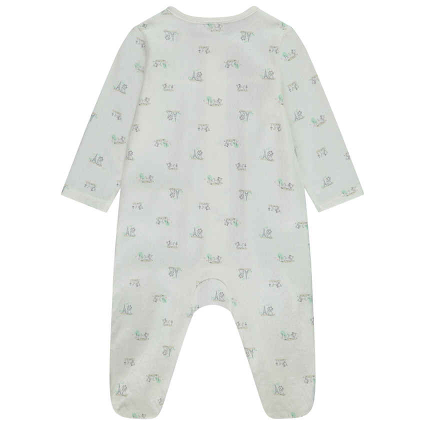 Pyjama in pointelle gaas met print Marie Disney voor meisjes 