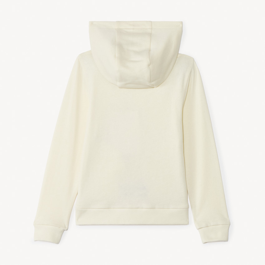 Effen fleece vest met capuchon voor meisjes 