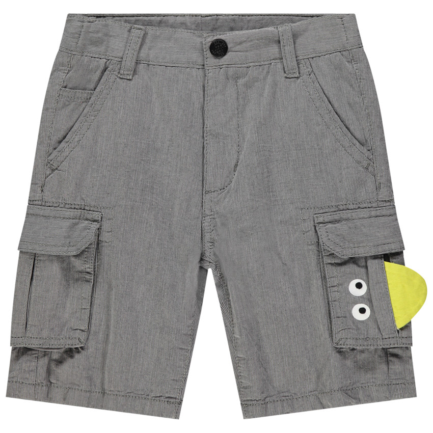 Bermuda cargo à poche fantaisie 