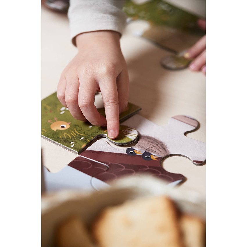 Grand puzzle 30 pièces "La ferme magique" 3ans+  