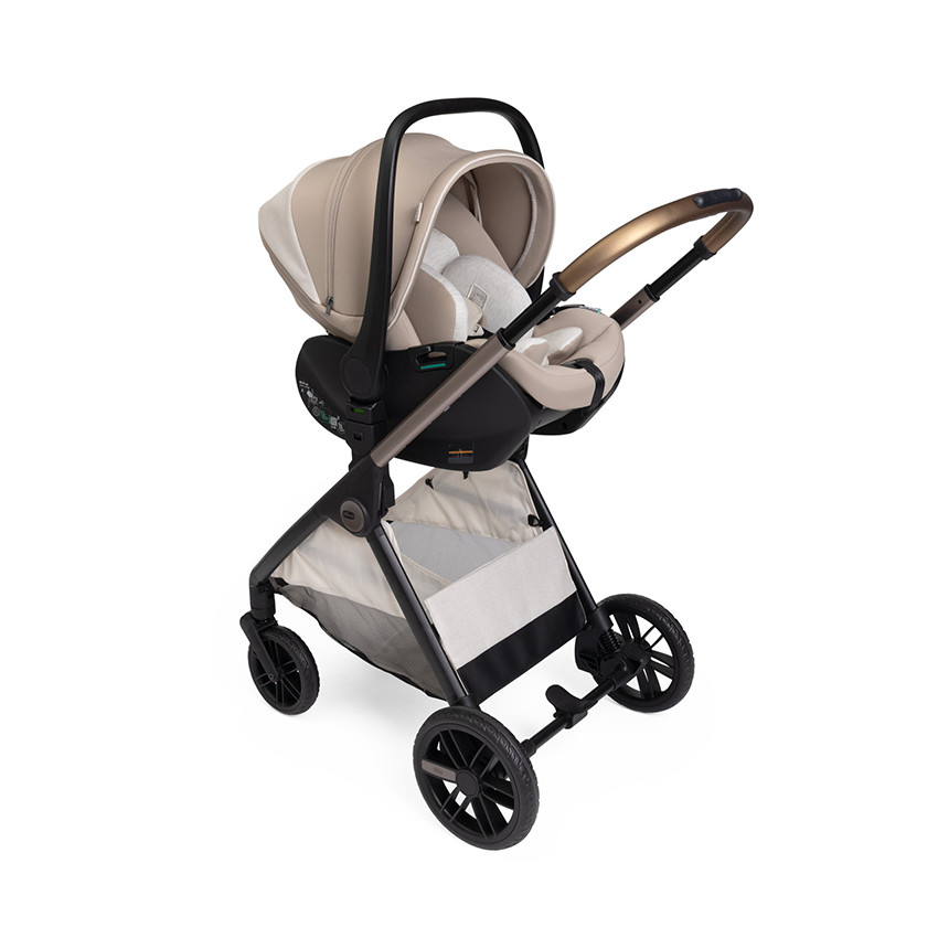 Poussette trio Bellagio + nacelle Flexi + siège-auto 0+ First-Seat Recline amber glow 