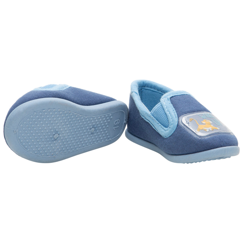Lage pantoffels van jerseystof met badge van Disney Simba van maat 19 tot 25 