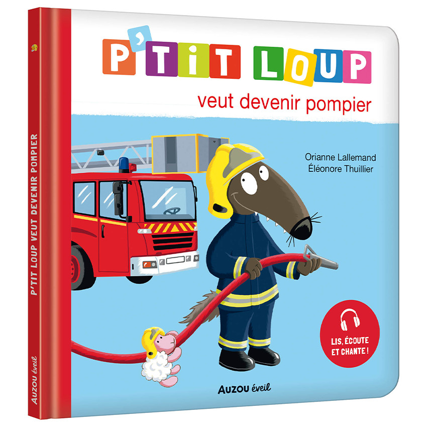 Boek FR P'tit Loup veut devenir pompier 1jaar+ 