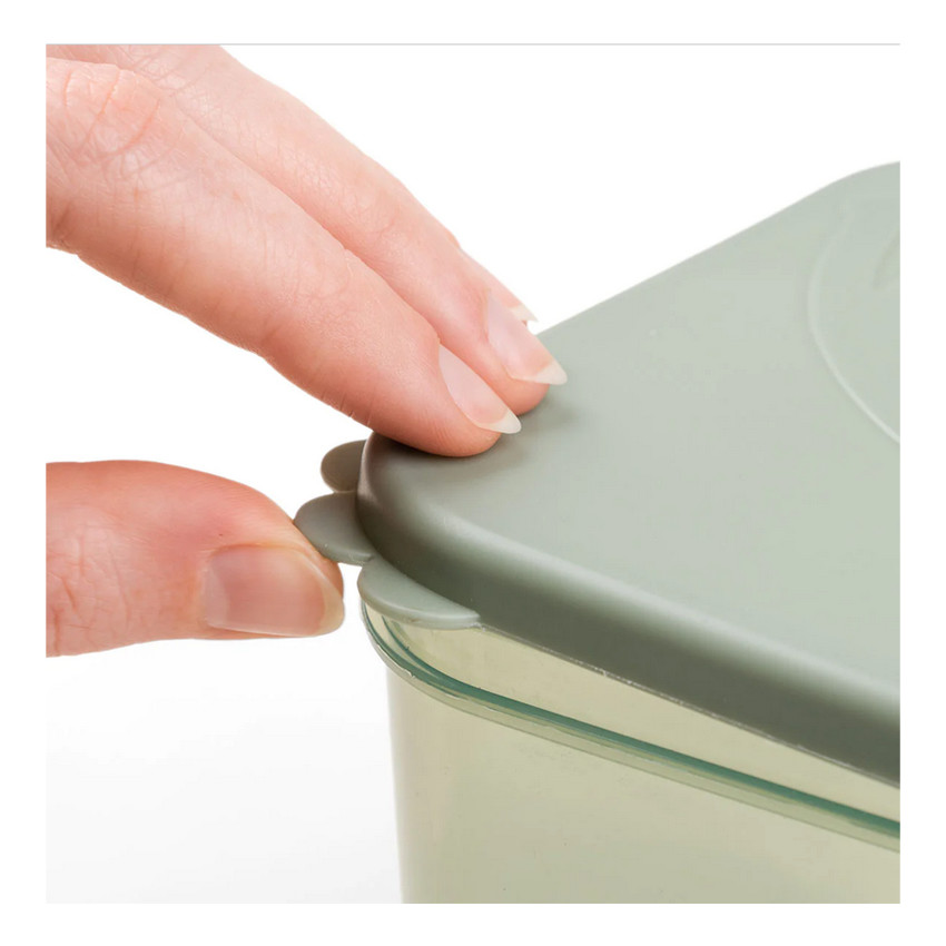 Boîtes de conservation 3 pièces L - Elphee Vert 