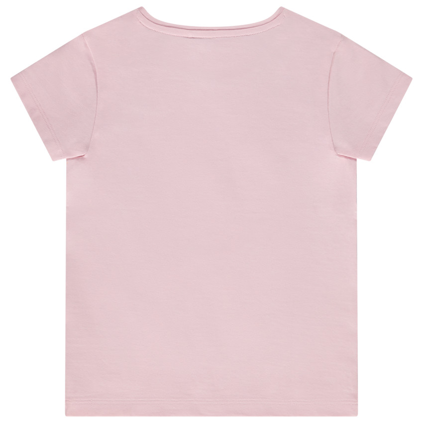 T-shirt manches courtes en jersey Minnie Disney avec sequins magiques pour fille 