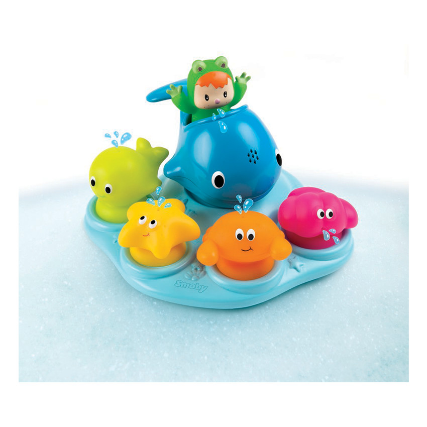 Ile de Bain + 6 Personnages Cotoons 