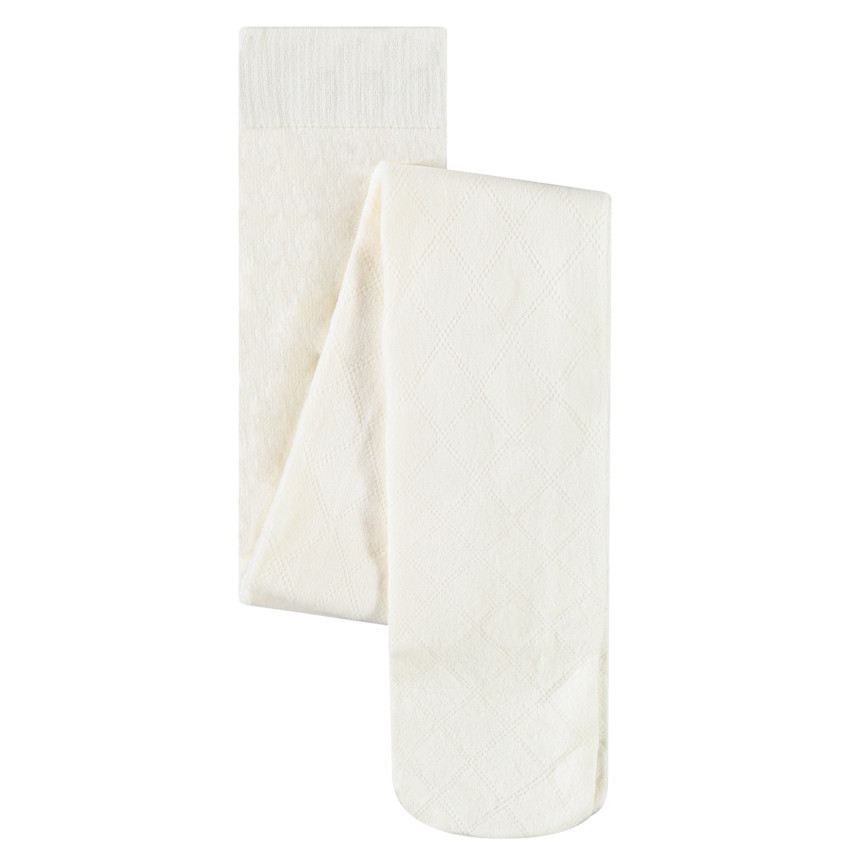 Panty in gebreid pointelle voor meisjes 