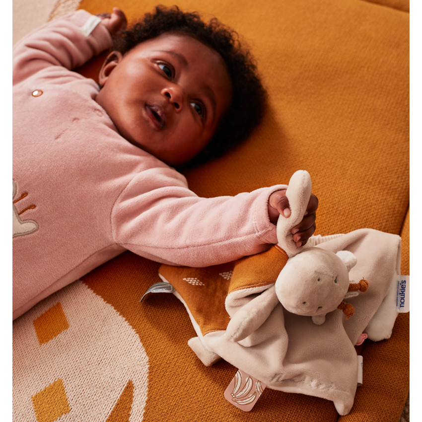 Tapis de jeu en tricot 75 x 95 cm - Moutarde 