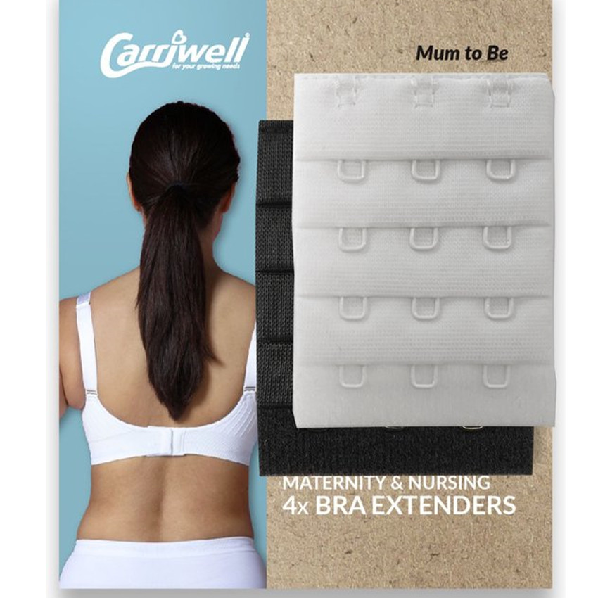 Extensions de soutien-gorge 4 pièces - noir/blanc 