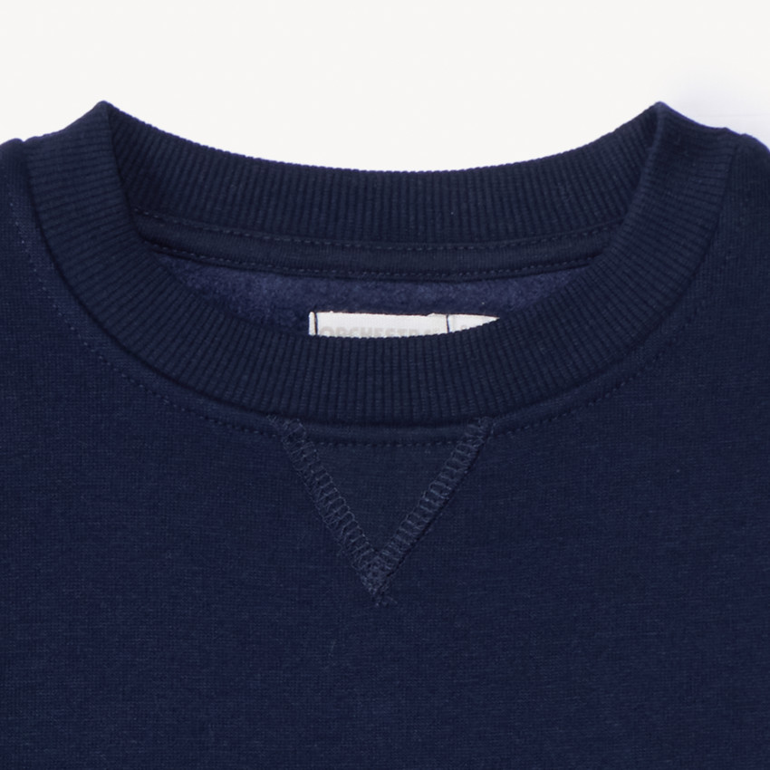 Effen fleece sweatshirt jongens 