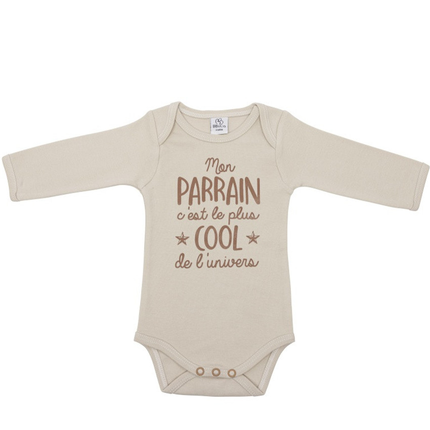 Body manches longues - « Mon parrain c’est le plus cool de l’univers » - 3m 