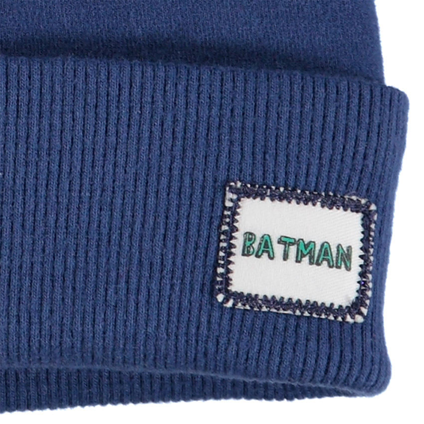 Muts in gebreid DC Comics met badge patch Batman 