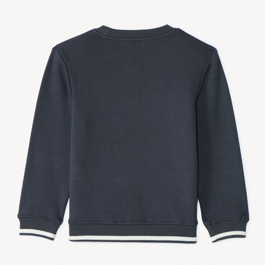 Sweatshirt van fleece met patchletters in lussen voor jongens 