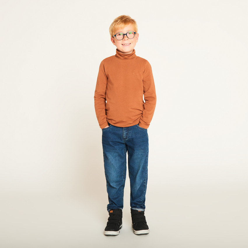 Jeans voor jongens met elastische denim 