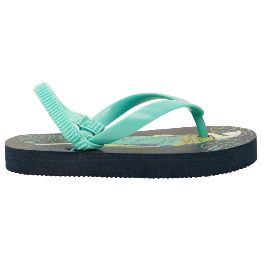 Slippers met papegaaienprint voor jongens met bandje volgens leeftijd 