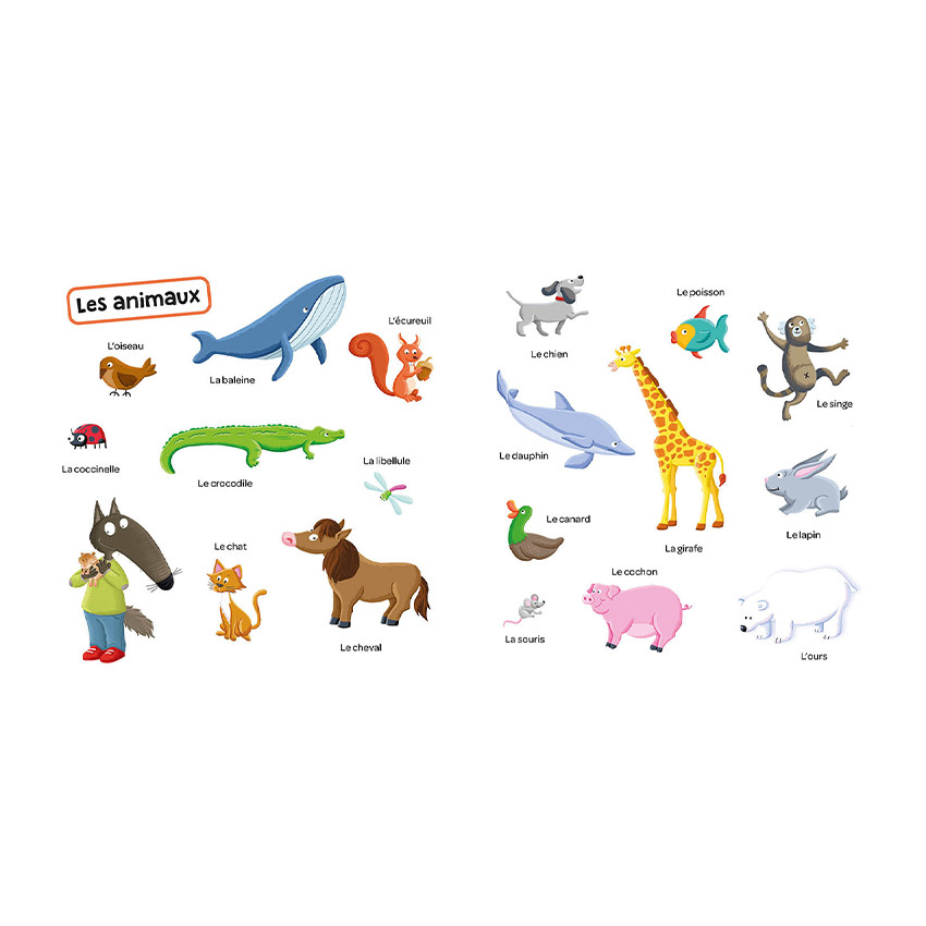 Imagier "P'tit Loup - Mes 200 premiers mots" 