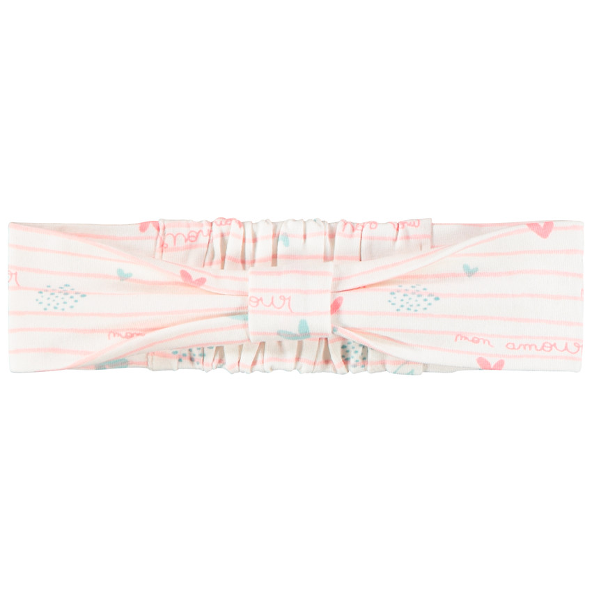 Bandeau de cheveux en jersey imprimé fantaisie pour bébé fille 