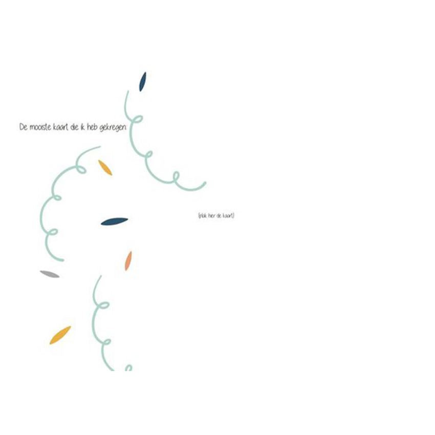 Livre d'anniversaire "Texte Néerlandais" Bleu Indigo 