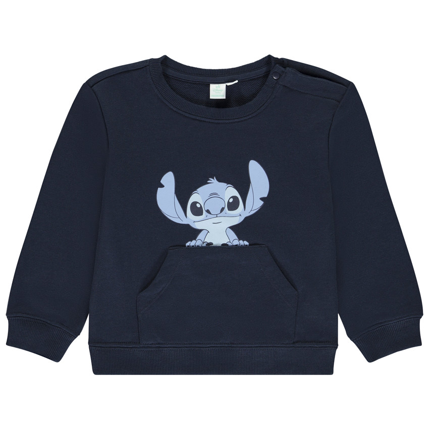 Sweatshirt met kangoeroezak Stitch van Disney voor jongens 