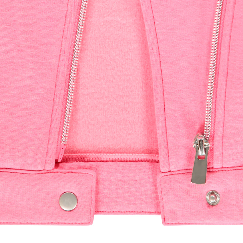 Perfecto en molleton rose pour enfant fille 