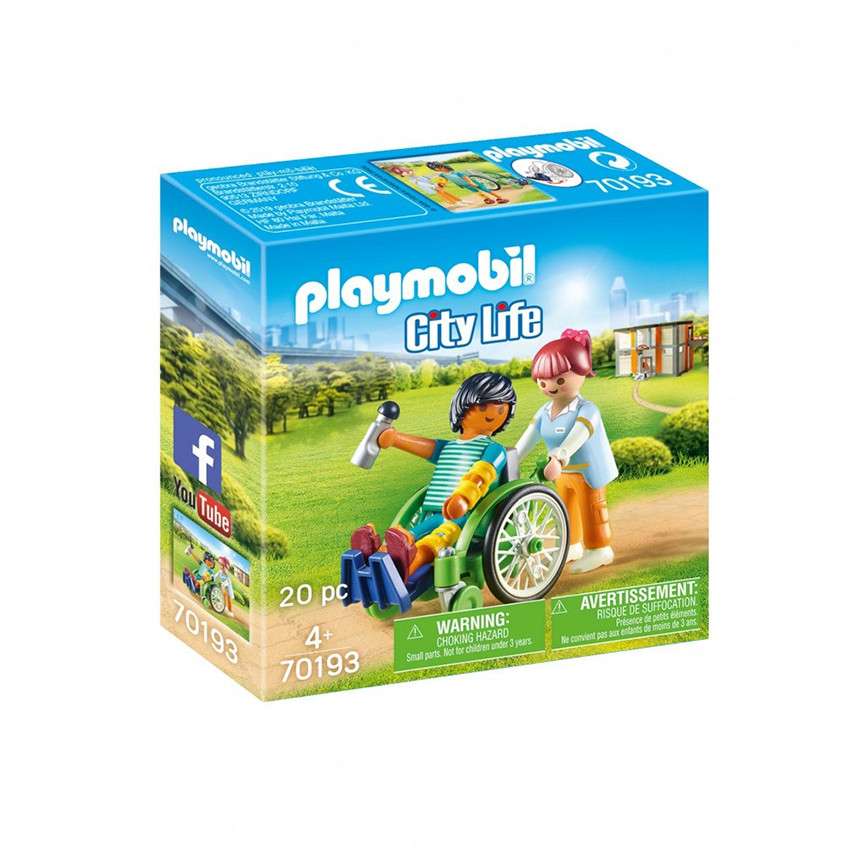 Jouet Patient en fauteuil roulant  