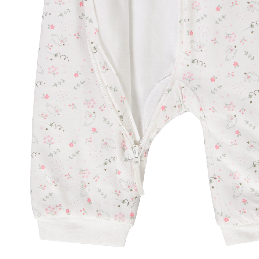 Pyjama topper met konijnenprint voor baby meisje 