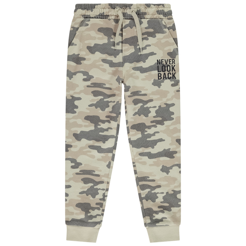 Joggingbroek met camouflageprint voor jongens 
