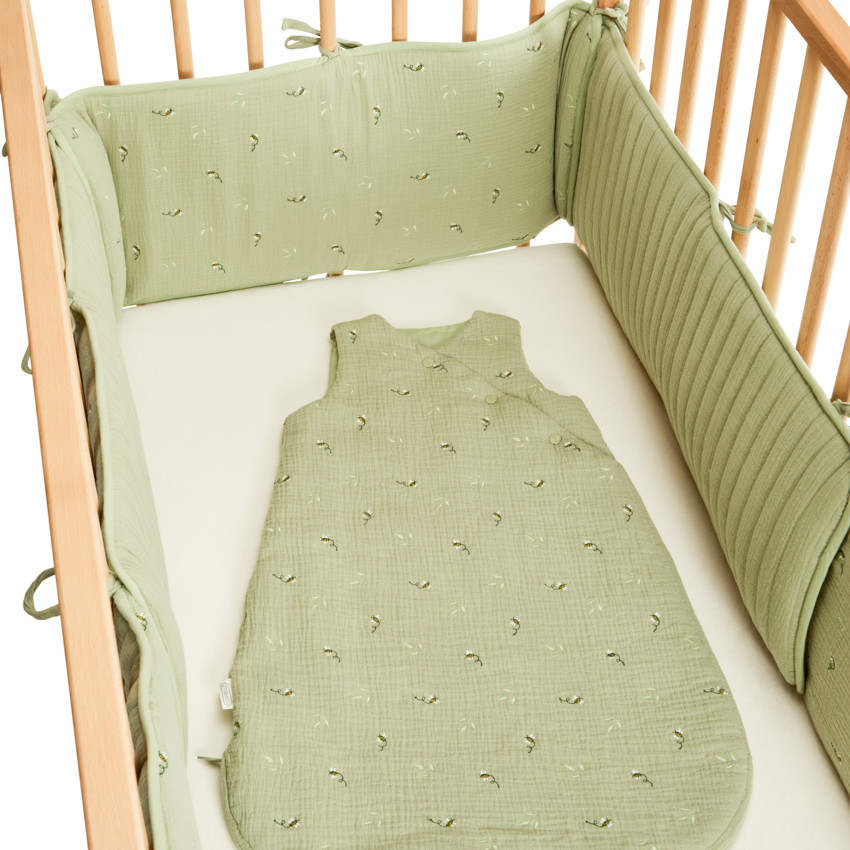 Lot de 5 protèges barreaux modulables Promenade Bucolique vert 