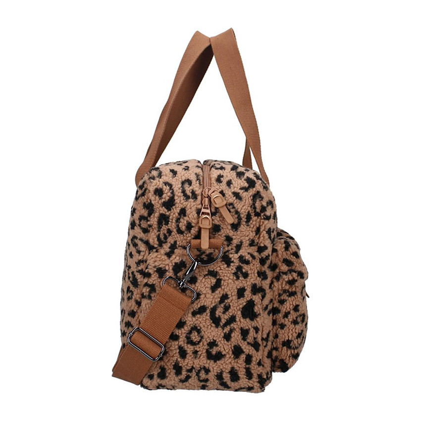 Sac à langer Sherpa Léopard Caramel 
