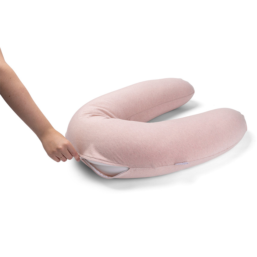 Grand coussin multi-usage Buddy Chiné Pink 