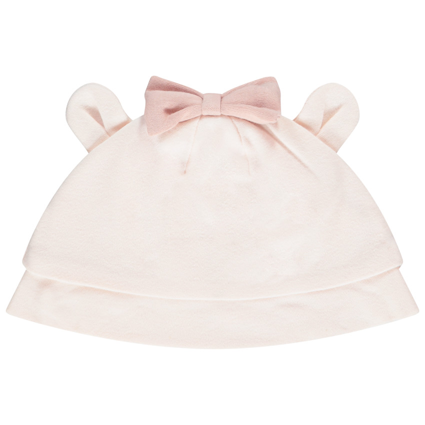 Ensemble 3 pièces bonnet + body + pantalon imprimé Minnie Disney pour bébé fille 